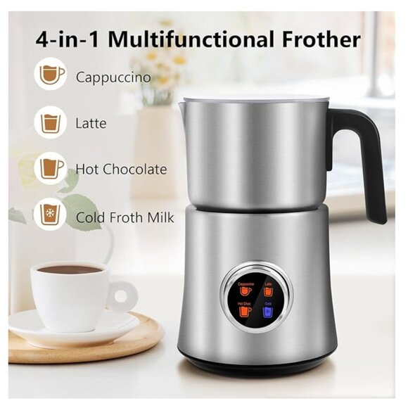 Stainless 4-in-1 Milk Frother - Picture 10 of 17